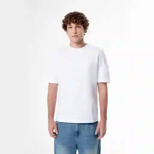 Camiseta Manga Corta en Jersey Algodón Masculino Aikid Gef Talla M