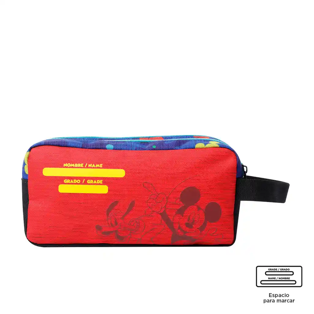 Cartuchera Escolar Mickey Azul
