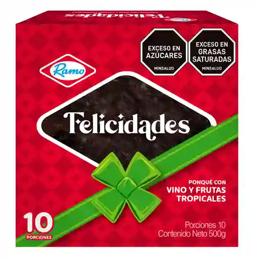 Ponqué Felicidades 500 g