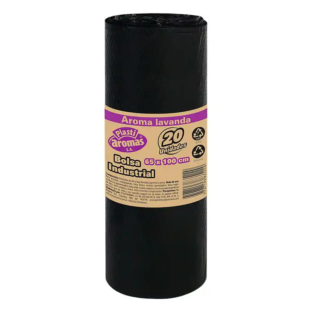 Bolsa Industrial 65 Cm X 65 Cm Plastiaromas B.b. Industrial Aroma Lavanda