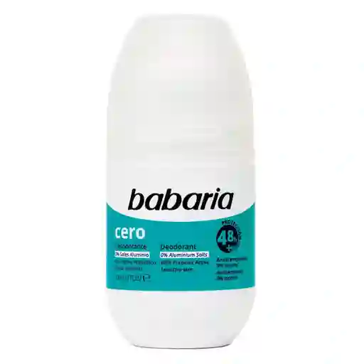 Babaria Desodorante Roll-On Cero Unisex