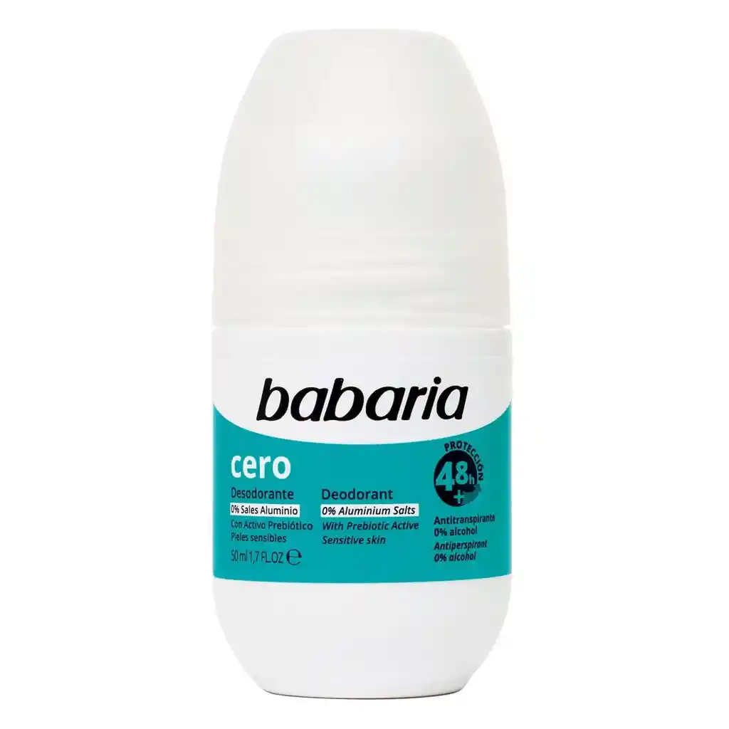 Babaria Desodorante Roll-On Cero Unisex