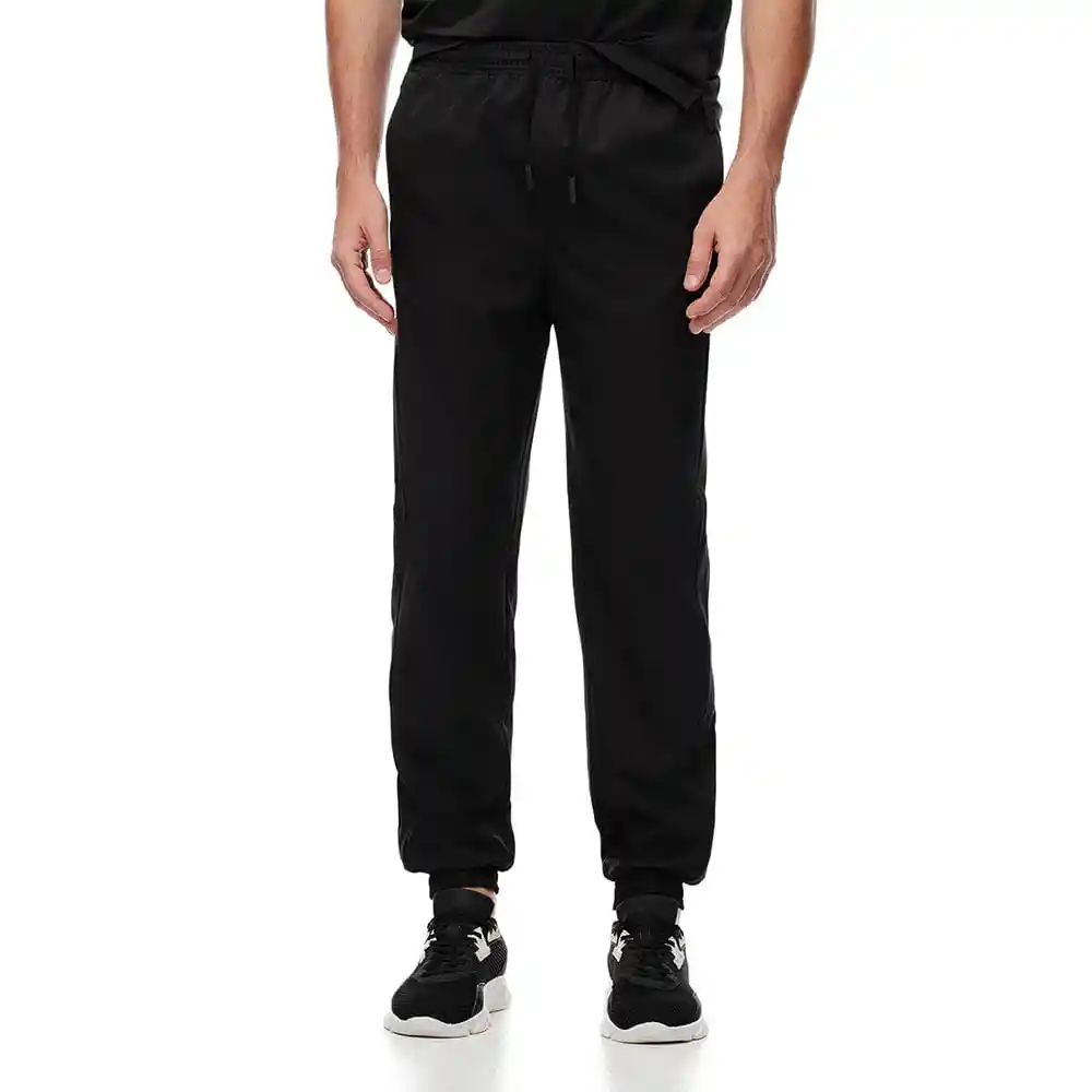Jogger Elástico Enc Intura Tejido Plano Masculino Aumud Gef Talla M
