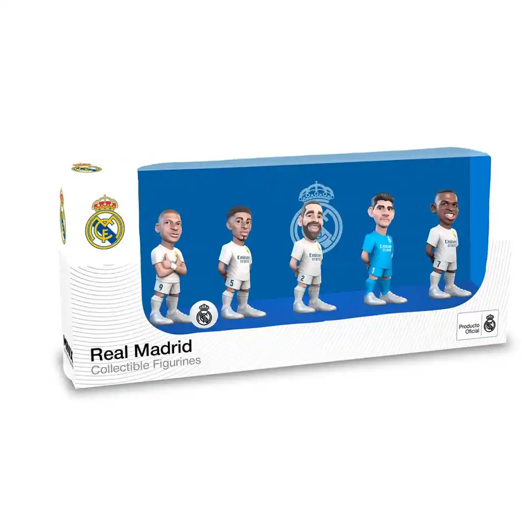 Minix Figura Coleccionable Pack 5 Real Madrid