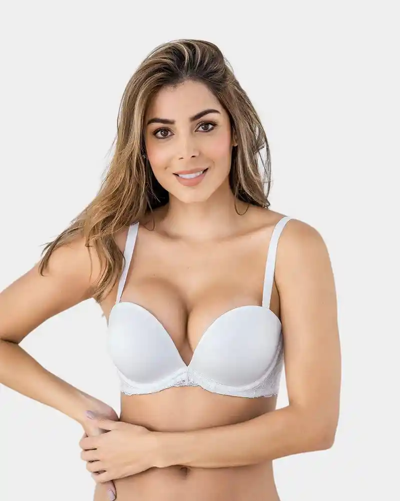 Brasier Balc Triple Realce 34-blanco
