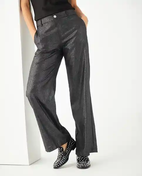 Pantalón Gris Azabache Ultraoscuro Talla 8 431F016 Esprit