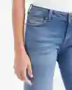 Jean Rusty Femenino Azul Francés Medio Talla 5 Chevignon