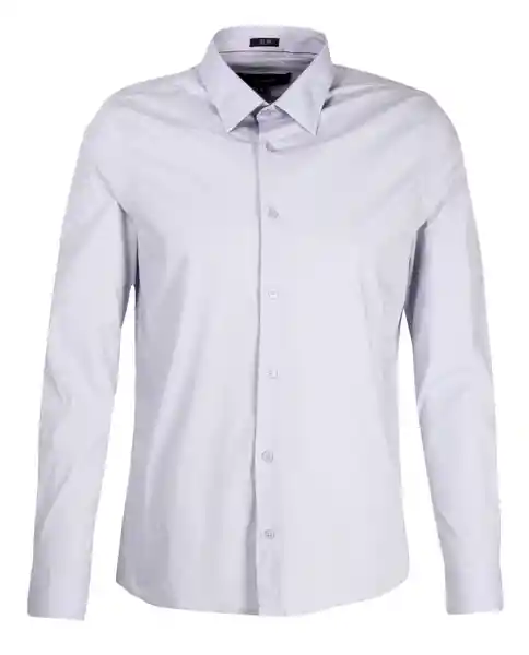 Camisa M/l Premium Azul Claro Talla M Hombre Chevignon