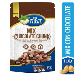 Del Alba Mix de Maní Almendras y Chunks de Chocolate
