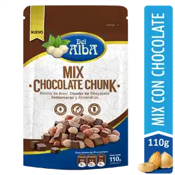 Del Alba Mix de Maní Almendras y Chunks de Chocolate