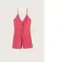 Vestido Mono Solis Fresa Talla M Mujer Mango