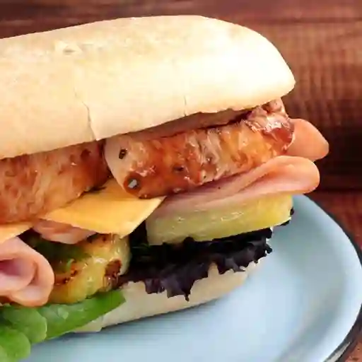 Sándwich Hawai Pollo
