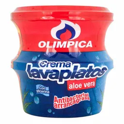 Detergente Lavavajillas en Crema Aloe Vera y Glicerina Olimpica