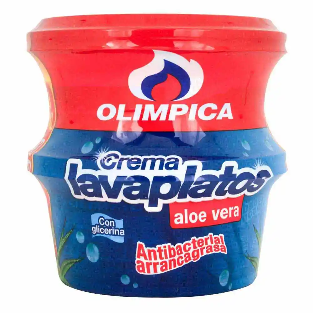 Detergente Lavavajillas en Crema Aloe Vera y Glicerina Olimpica