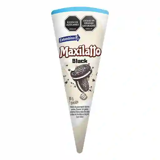 Maxilatto Cono de Helado Black Sabor a Cookies and Cream