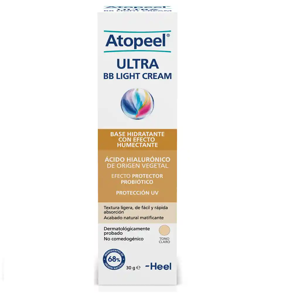 Base Hidratante Atopeel Bb Light Tono Claro