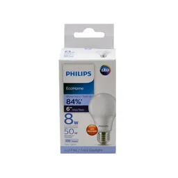 Bombillo Philips 8w Ecohome Led