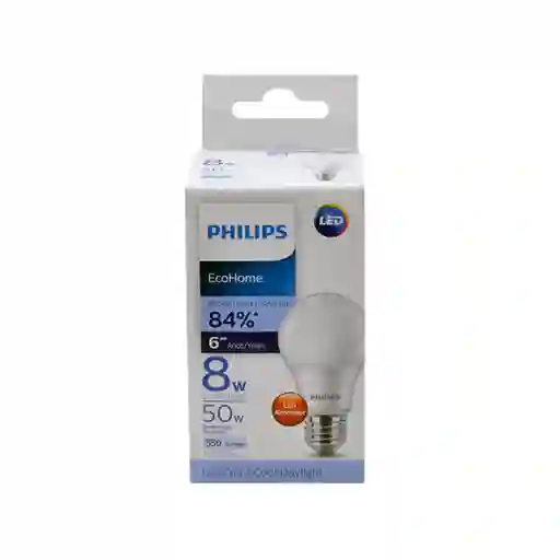 Bombillo Philips 8w Ecohome Led