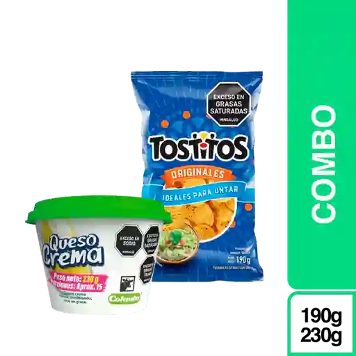 Combo Tostitos + Queso Crema Colanta