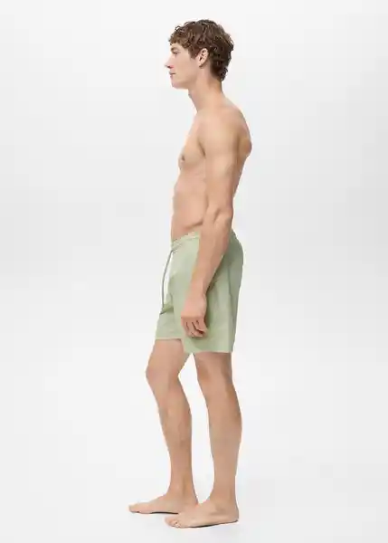 Short Seer Verde Pastel Talla XS Hombre Mango
