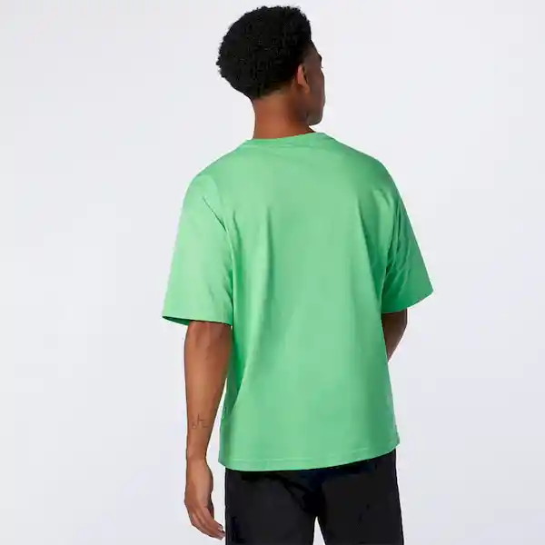 New Balance Camiseta Para Manga Corta Verde Talla XL