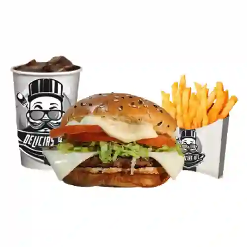 Hamburguesa Clasica Combo