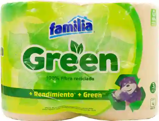 Familia Papel Higiénico Green Triple Hoja