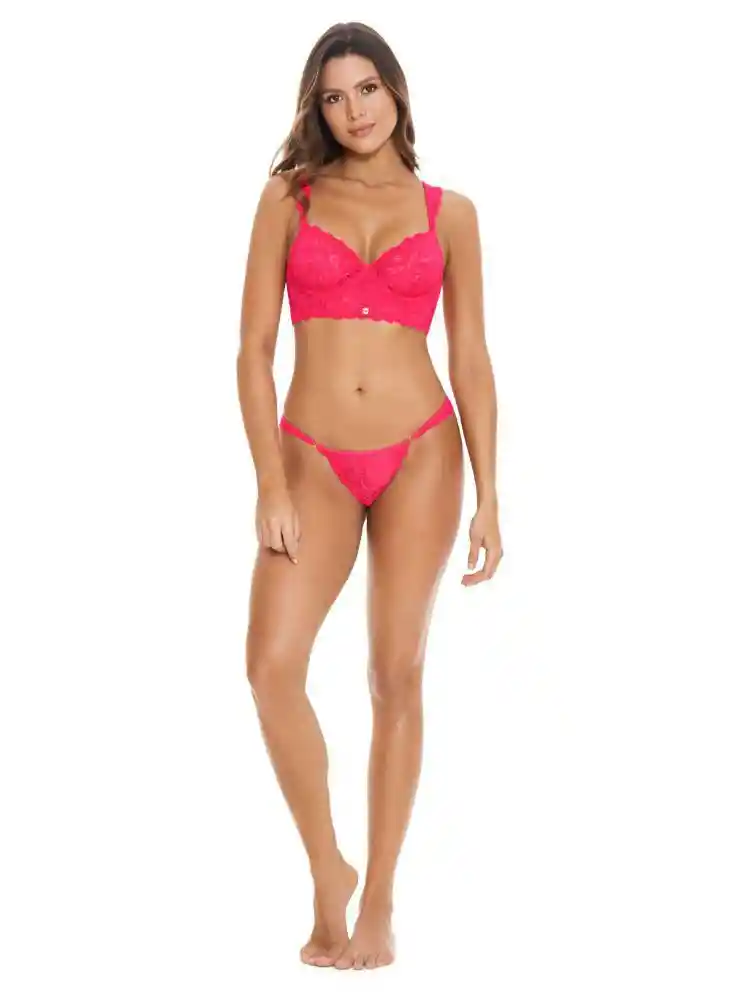 Brasier Brasier Encaje Con Arco 36-cereza