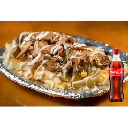 Salchipapa Don Granado Mixta +Cocacola Org 400ml