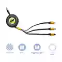 Cable de Carga 3 en 1 Serie dc Batman Miniso