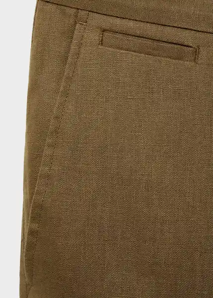 Pantalón Oyster Caza Talla 38 Hombre Mango