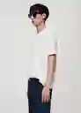 Camiseta Bellow Blanco Talla S Hombre Mango