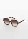 Gafas de Sol Fernanda Chocolate Talla 99 Mujer Mango