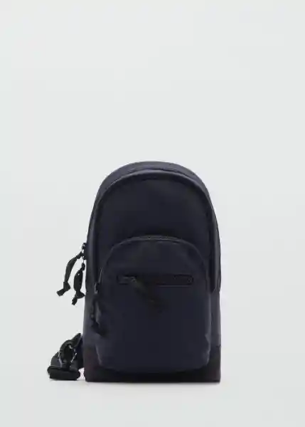 Bolso Crossbod Navy Talla 99 Hombre Mango
