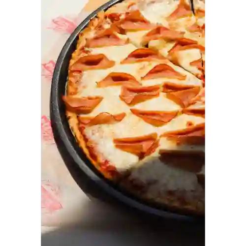 Pizza Jamon y Queso Familiar