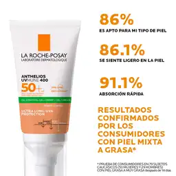 La Roche-Posay Protector Solar Crema Toque Seco Anthelios 50+
