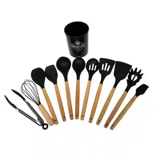 Set de Utensilios de Cocina X12 Pzas Finlandek Ktg18b