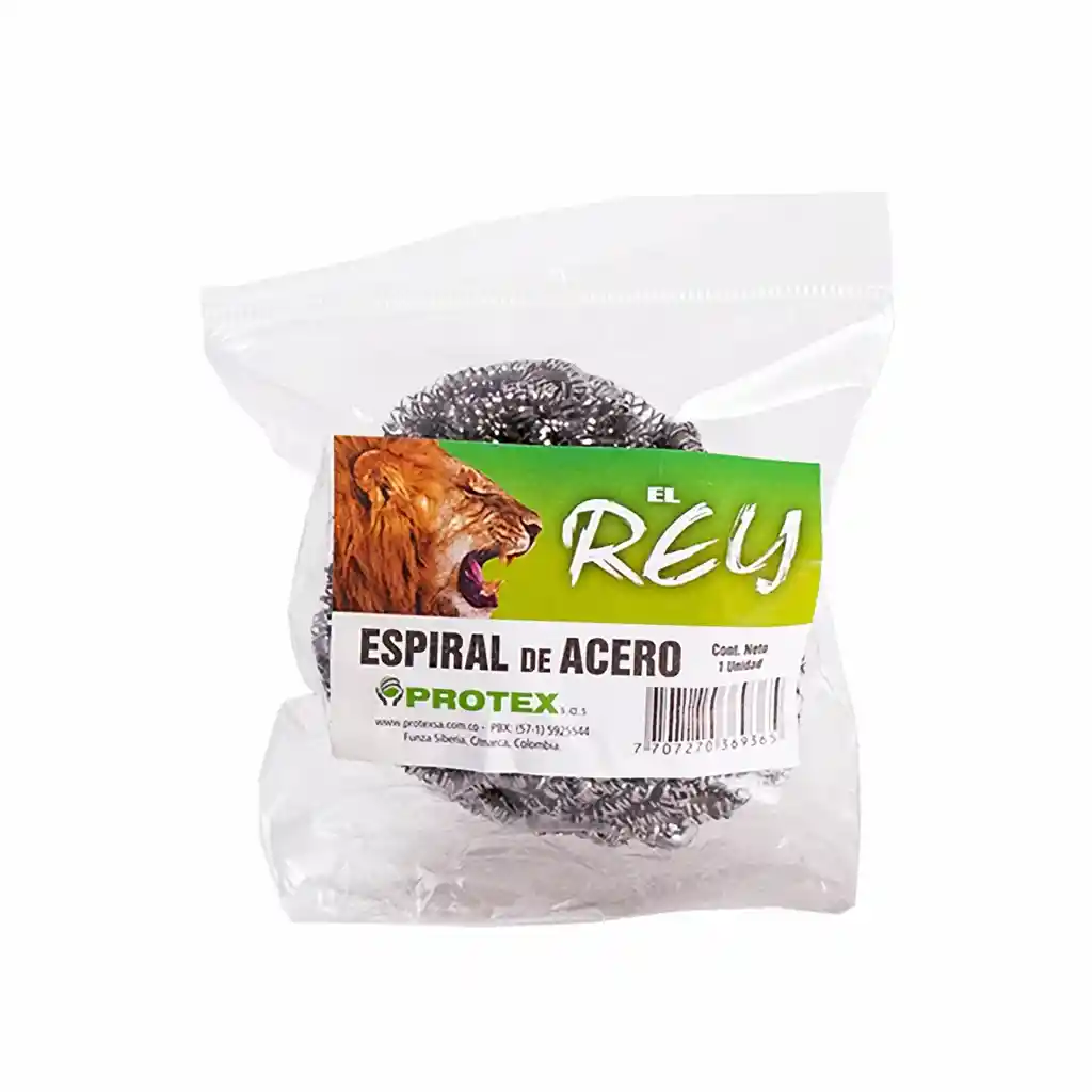 Rey Elesponja Espiral Acero