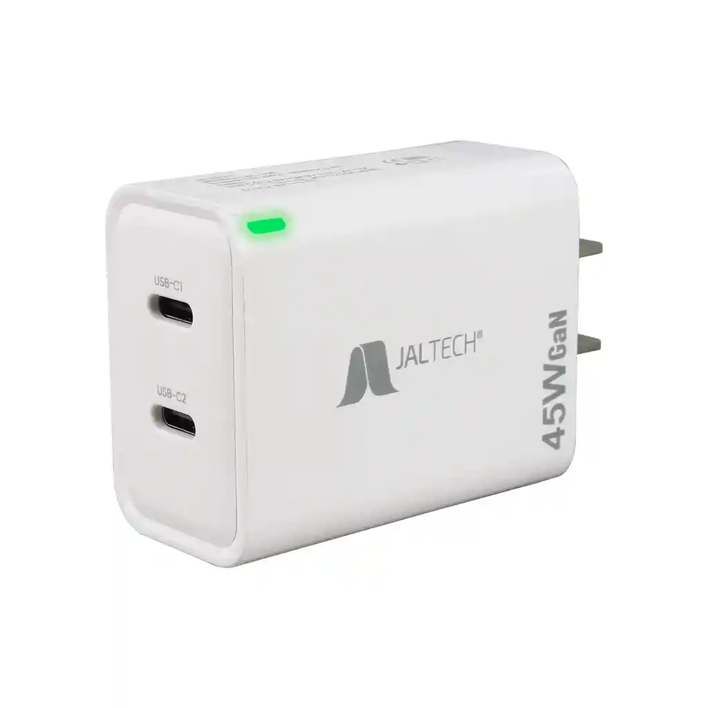 Convertidor Jaltech Gan 45w Con Cable Tipo C