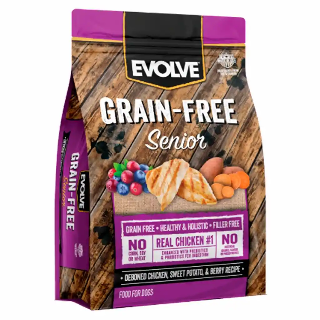 Evolve Alimento Para Perro Senior Pollo y Batata 15 LB