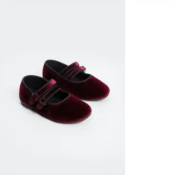 Zapato Juditb Burdeos Talla 21 Niñas Mango