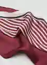 Pack Pañuelo Rhombus Granate Talla 99 Mujer Mango