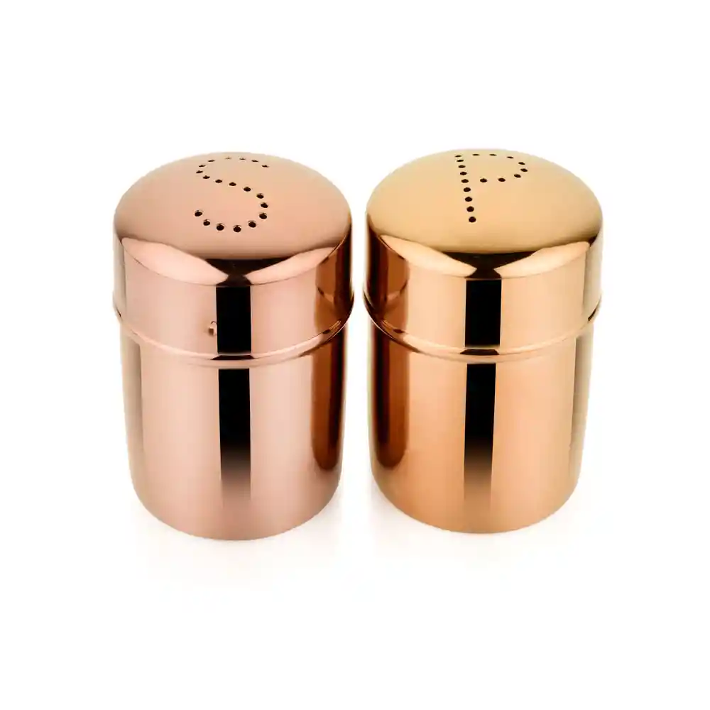 Salero y Pimentero Oro Rosa