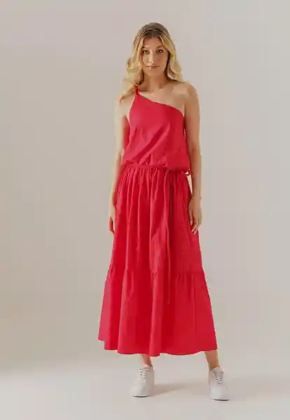 Vestido Largo Fucsia Talla XL