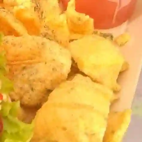 Chicharrines de soya y maíz