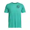 Under Armour Camiseta Rock Night Hombre Verde SM 1379751-369