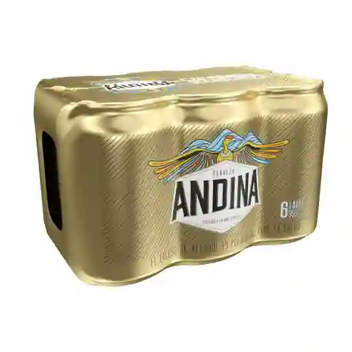 Andina Cerveza Rubia Pack X6