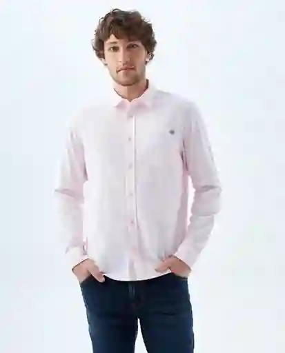 Camisa Hombre Rosado Talla M 819f507 Americanino