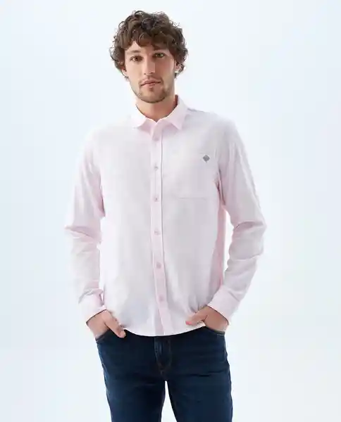 Camisa Hombre Rosado Talla M 819f507 Americanino