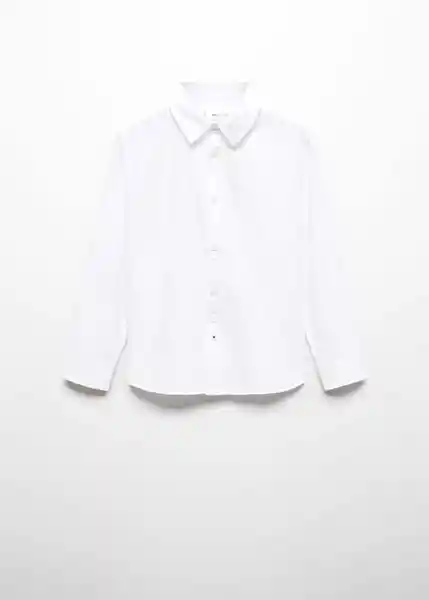 Camisa Oxford Niños Blanco Talla 10 Mango